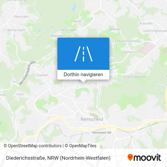 Diederichsstraße Karte