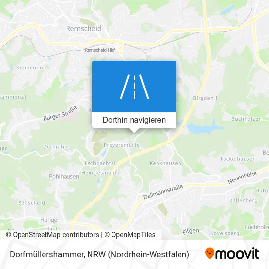 Dorfmüllershammer Karte