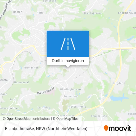 Elisabethstraße Karte