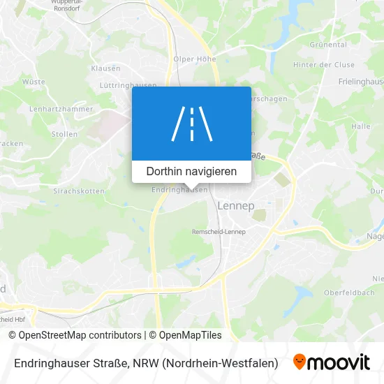 Endringhauser Straße Karte