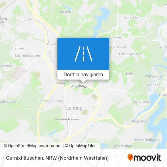 Garnixhäuschen Karte