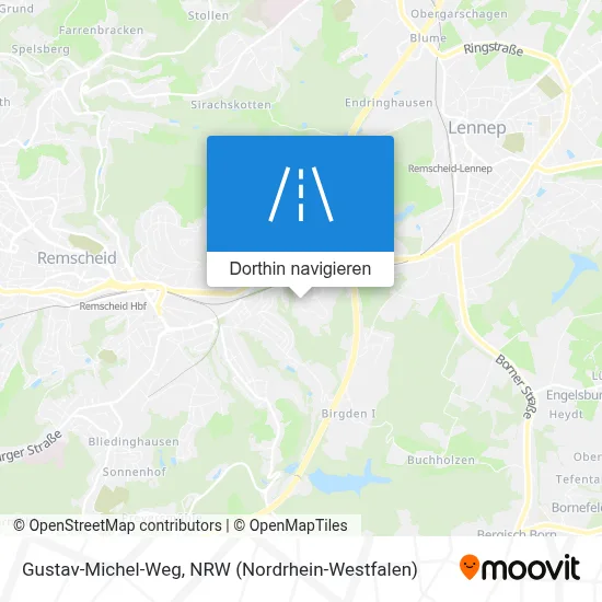 Gustav-Michel-Weg Karte