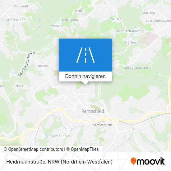 Heidmannstraße Karte