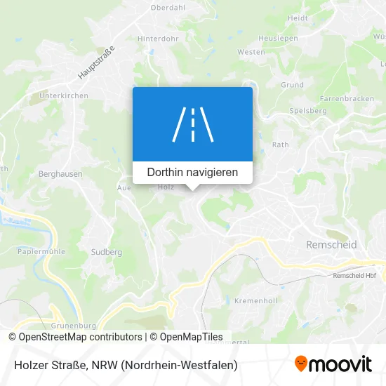 Holzer Straße Karte