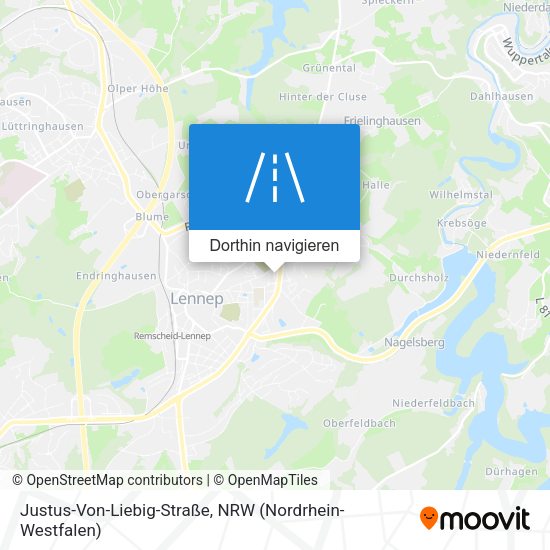 Justus-Von-Liebig-Straße Karte
