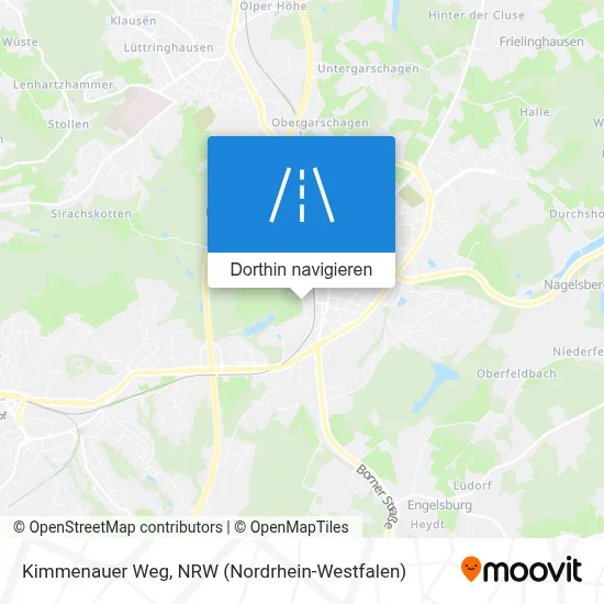 Kimmenauer Weg Karte