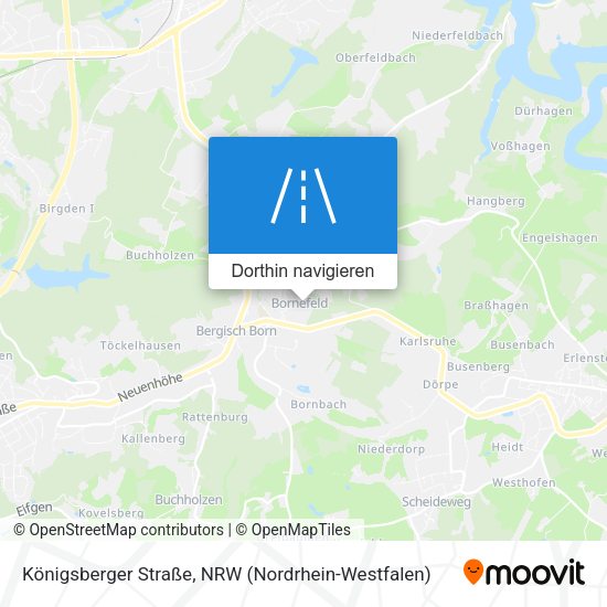Königsberger Straße Karte