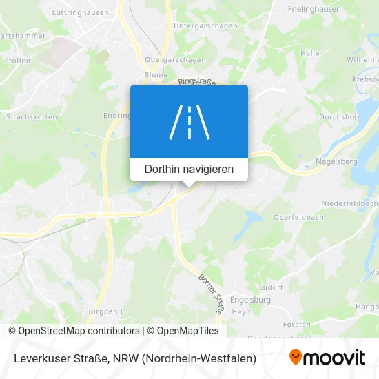 Leverkuser Straße Karte