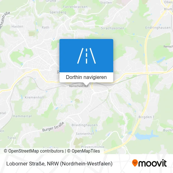 Loborner Straße Karte