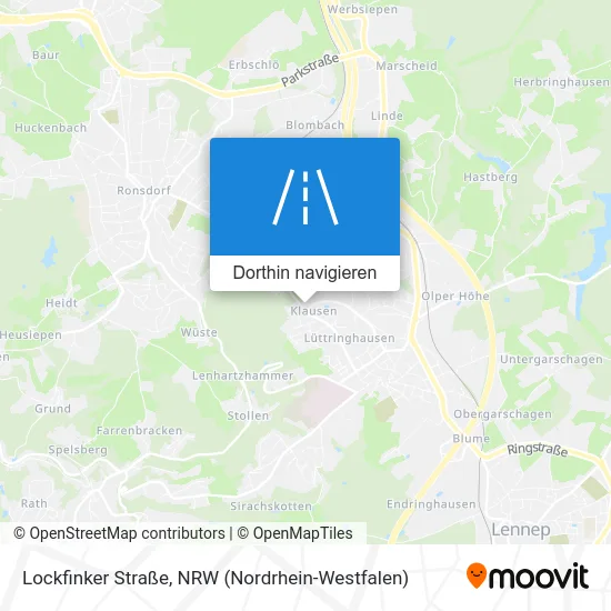 Lockfinker Straße Karte