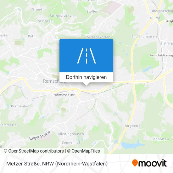 Metzer Straße Karte