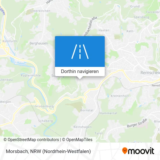 Morsbach Karte