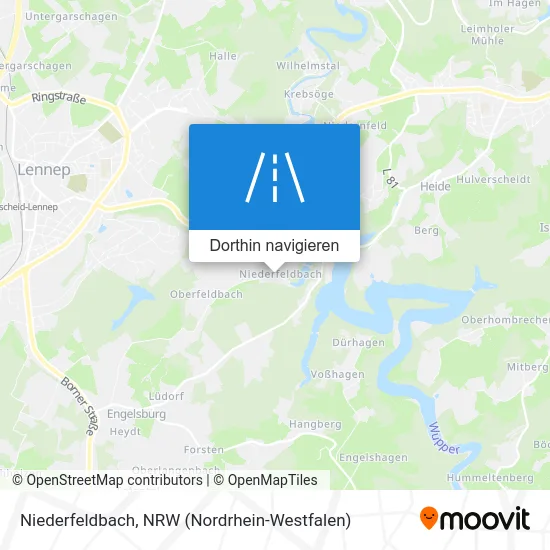 Niederfeldbach Karte