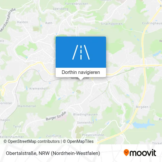 Obertalstraße Karte