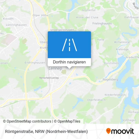 Röntgenstraße Karte