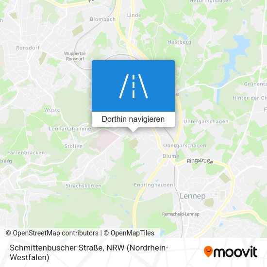 Schmittenbuscher Straße Karte