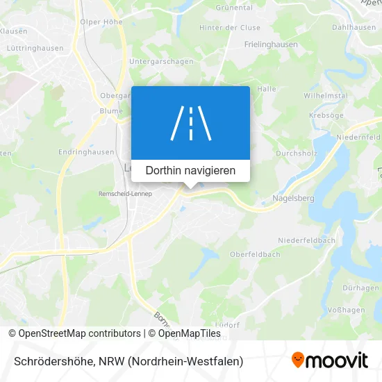 Schrödershöhe Karte