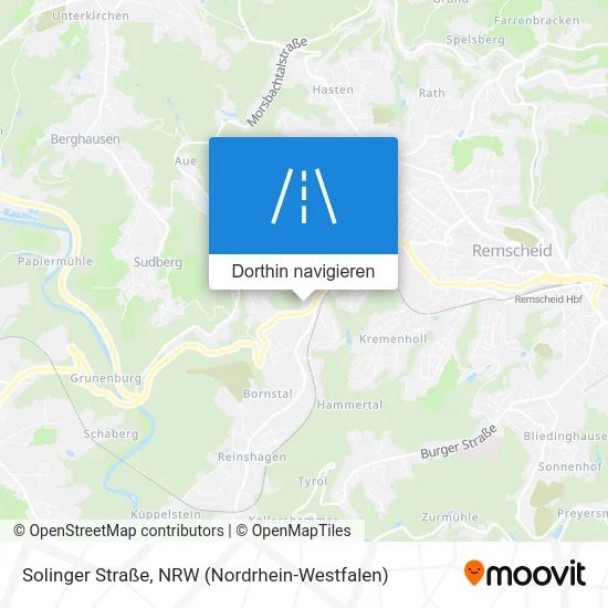 Solinger Straße Karte