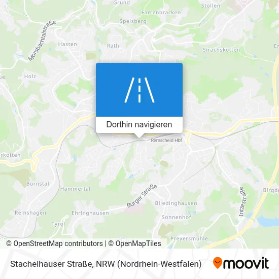 Stachelhauser Straße Karte