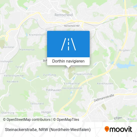 Steinackerstraße Karte