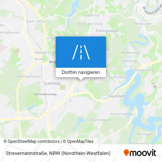 Stresemannstraße Karte