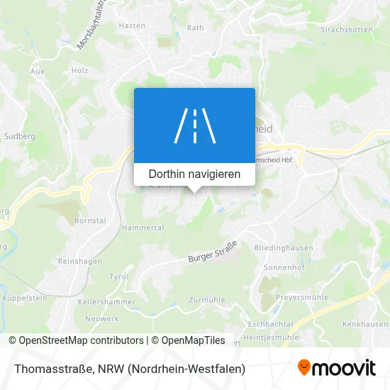Thomasstraße Karte