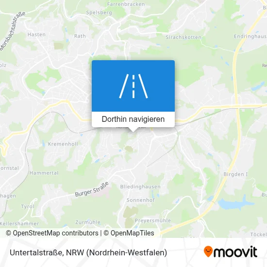 Untertalstraße Karte