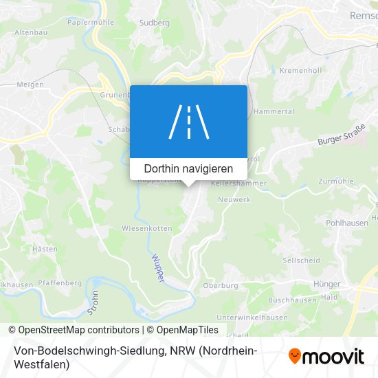 Von-Bodelschwingh-Siedlung Karte