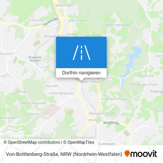Von-Bottlenberg-Straße Karte