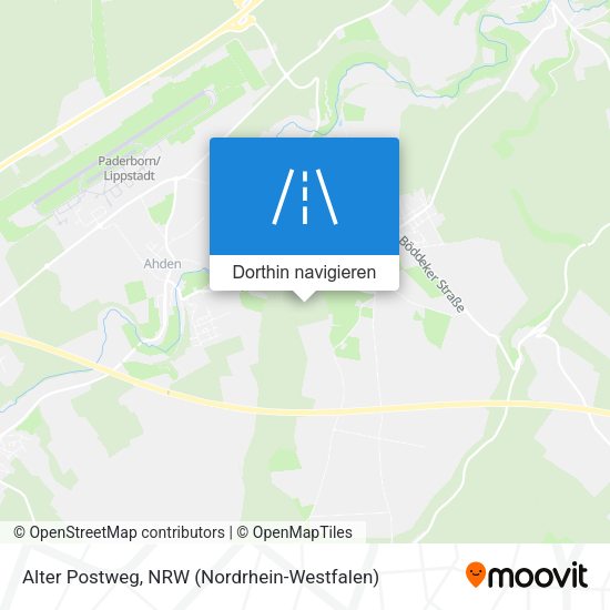 Alter Postweg Karte