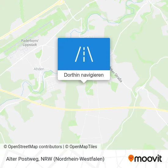 Alter Postweg Karte