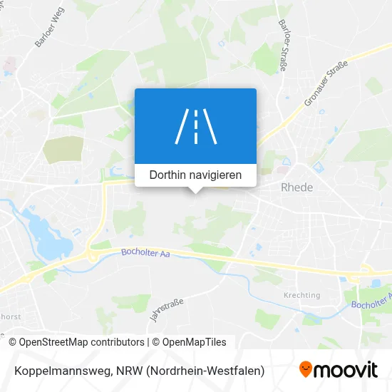 Koppelmannsweg Karte