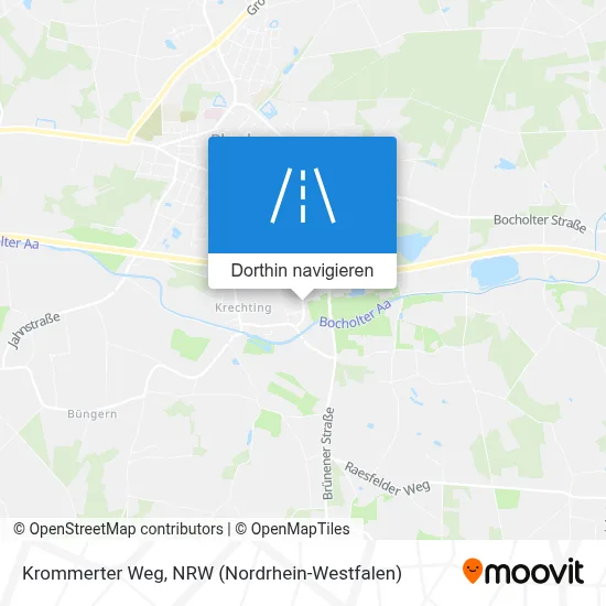 Krommerter Weg Karte