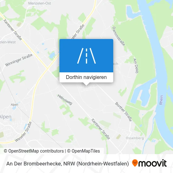 An Der Brombeerhecke Karte