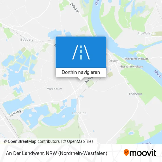 An Der Landwehr Karte