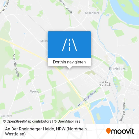 An Der Rheinberger Heide Karte