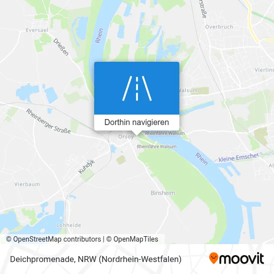 Deichpromenade Karte