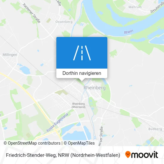 Friedrich-Stender-Weg Karte