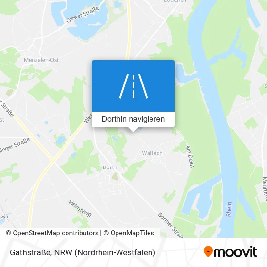 Gathstraße Karte