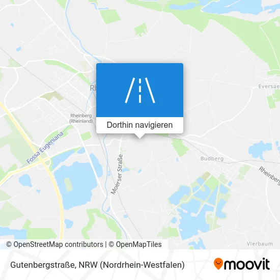 Gutenbergstraße Karte