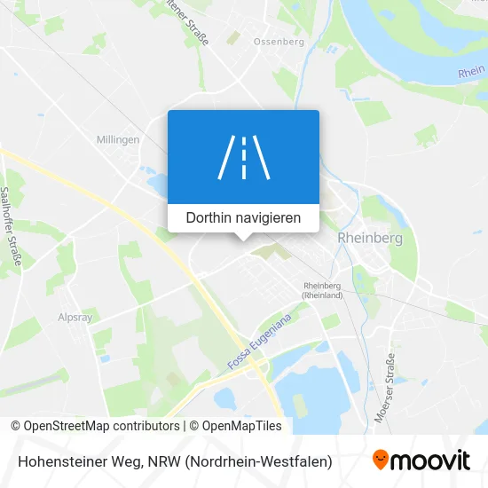 Hohensteiner Weg Karte