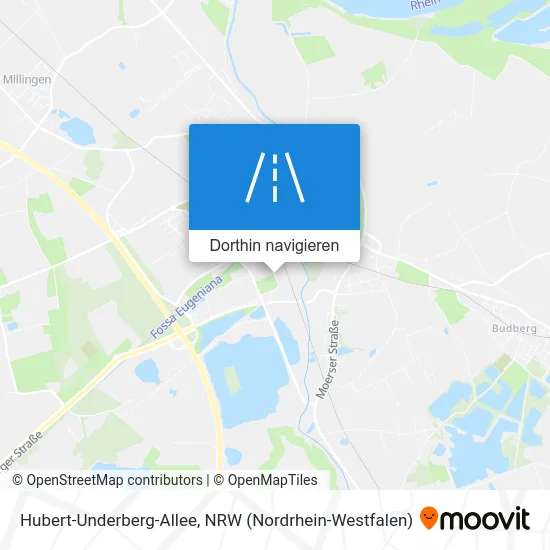 Hubert-Underberg-Allee Karte