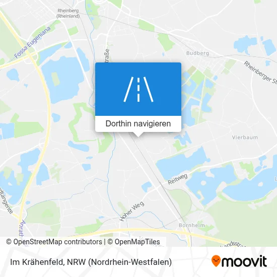 Im Krähenfeld Karte