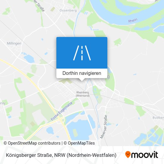 Königsberger Straße Karte
