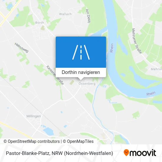 Pastor-Blanke-Platz Karte