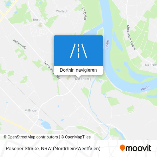 Posener Straße Karte