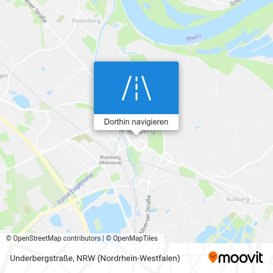 Underbergstraße Karte