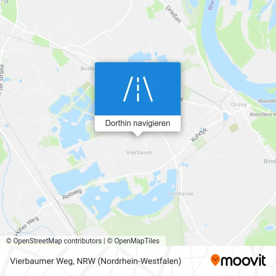 Vierbaumer Weg Karte