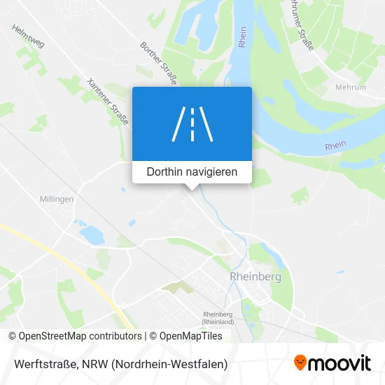 Werftstraße Karte