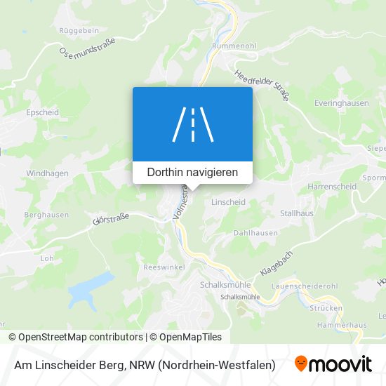 Am Linscheider Berg Karte